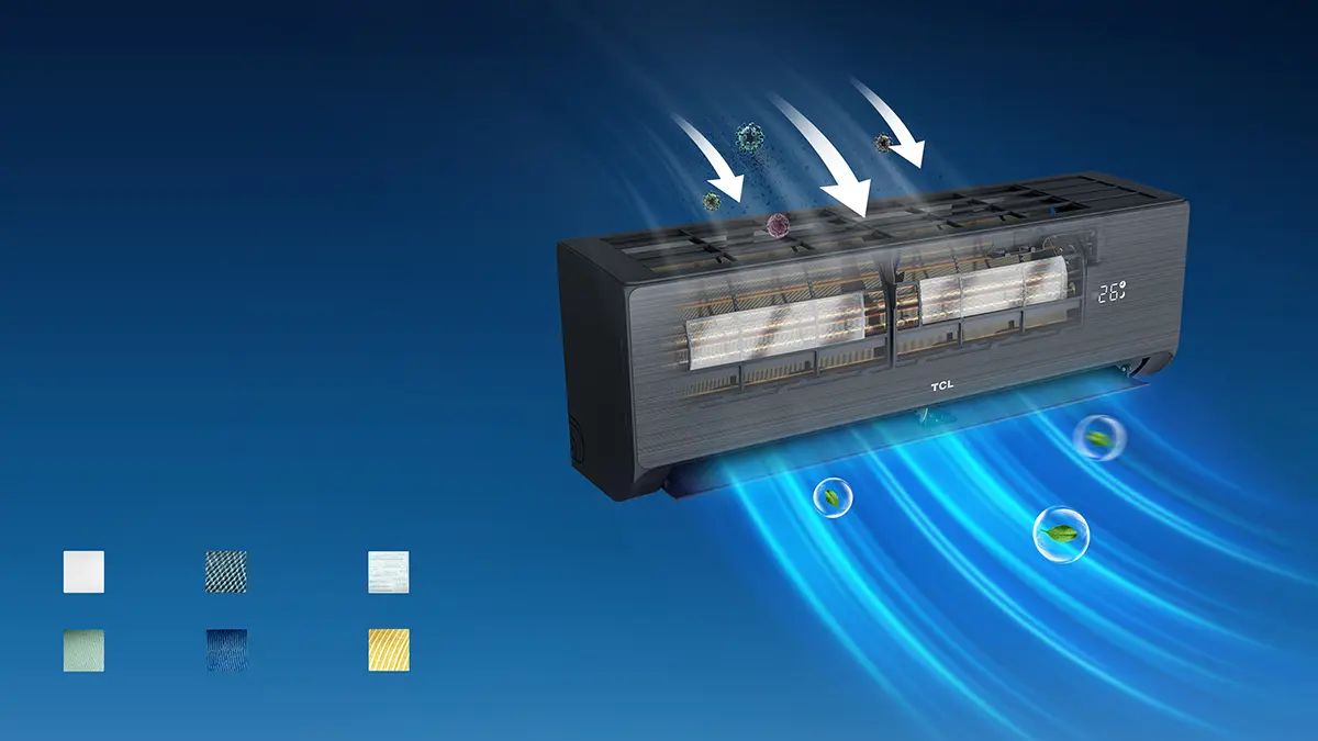 TCL XERON AI TCE-09XER 2,6 kW-os split klíma szett