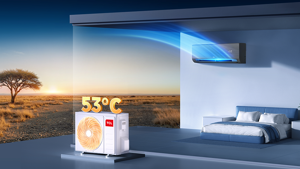 TCL XERON AI TCE-12XER 3,4 kW-os split klíma szett