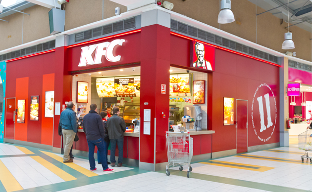 KFC étterem, Budaörs – VRF + légkezelő alkalmazás a friss levegőhöz 22+28 kW