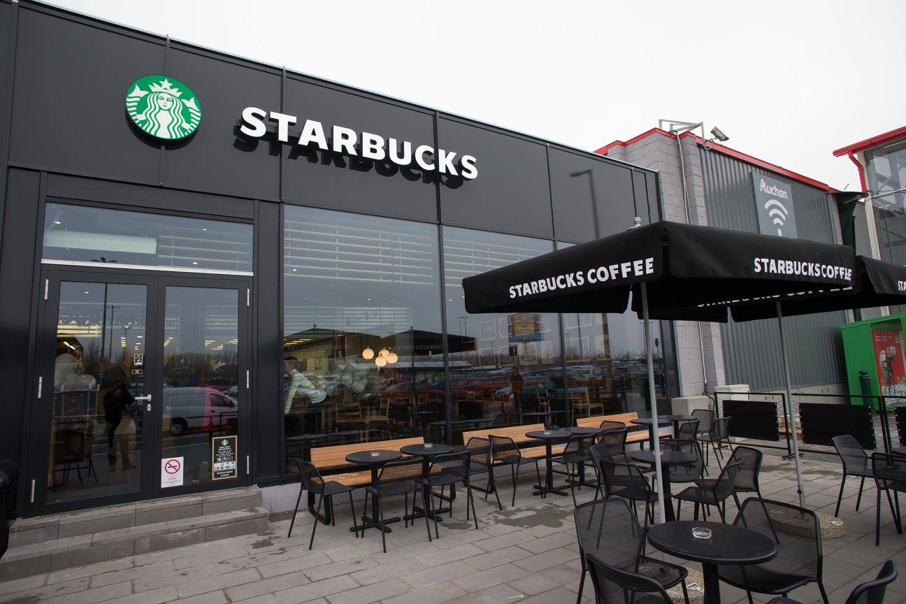 Starbucks kávézó, Budaörs – VRF + légkezelő alkalmazás a friss levegőhöz 22 + 28 kW
